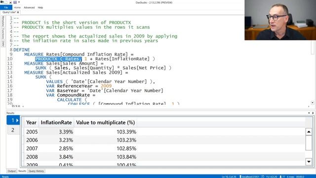 PRODUCT, PRODUCTX - DAX Guide смотреть онлайн
