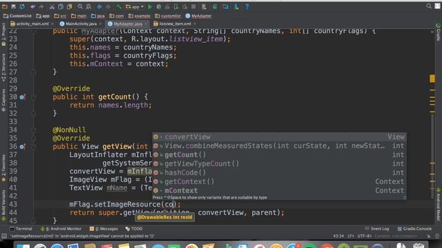 Android custom listview with image and text смотреть онлайн