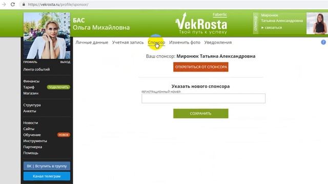 Как настроить профиль на сайте Vekrosta Часть 2 смотреть онлайн