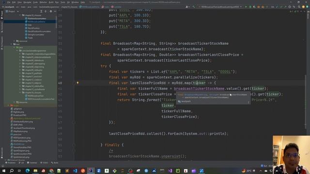 80 - Spark RDD - Broadcast variables - Code Demo смотреть онлайн