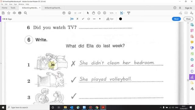 Рабочая тетрадь Английский Комарова 4 класс. Unit 10 смотреть онлайн