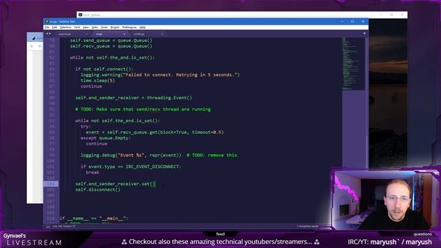 Hacking Livestream #73: IRC bot for our channel (part 2) смотреть онлайн
