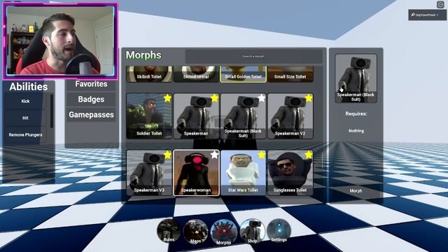 How To Get PLUNGER CAMERAMAN BADGE + SPEAKERWOMAN In SKIBIDI TOILET RP - Roblox