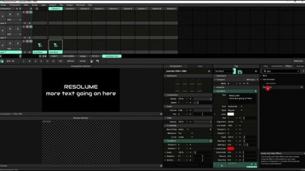 Resolume Tutorial - Text tricks