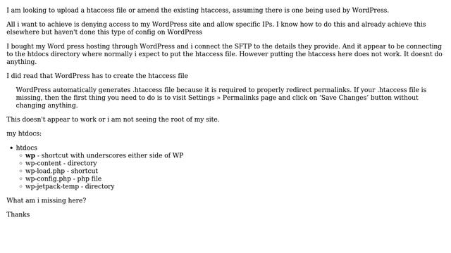 Wordpress: Where is the htaccess in wordpress.com hosting? смотреть онлайн