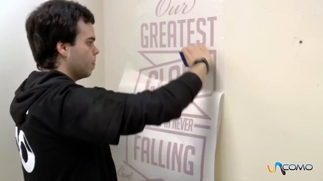 Aplicación de vinilo sobre pared (Vinilo de corte) смотреть онлайн