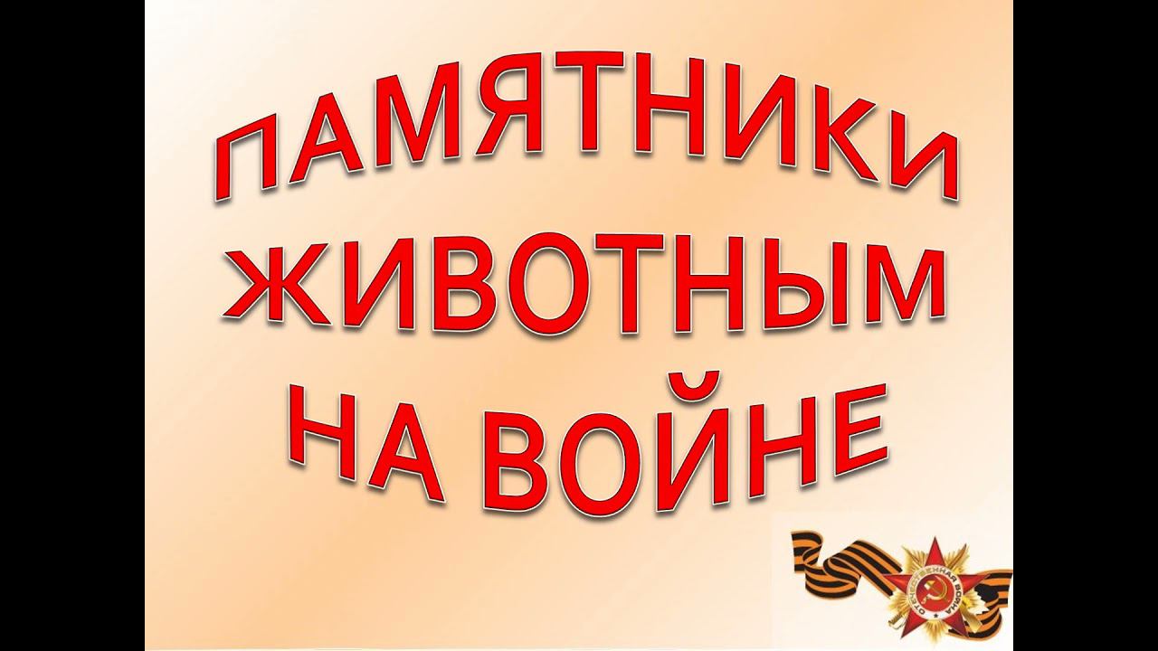 Подвиг животных в Великой Отечественной смотреть онлайн