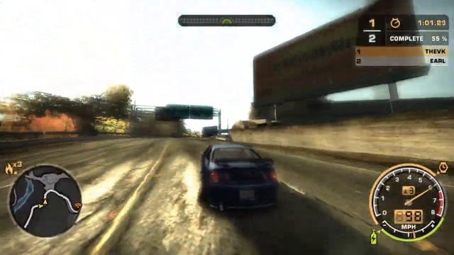 Chevrolet Cobalt SS VS Earl | Race 1 | Blacklist 9 | NFS MW 2005 смотреть онлайн
