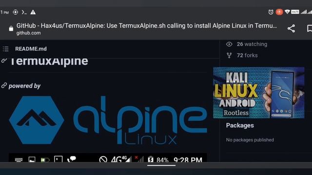 How To Install Alpine Linux In Termux #termux #ethical_hacking #termuxtutorial