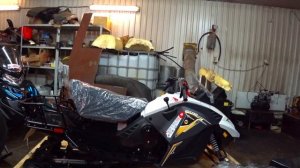 СНЕГОХОД STELS КАПИТАН S150 меняю цепь