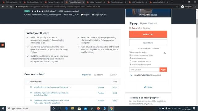 Get Udemy Free Courses | Free online Courses | Free Python Course | Free youtube Course смотреть онлайн