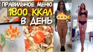 ДНЕВНИК ПИТАНИЯ на день на 1800 ккал ? Что есть в течение дня МОТИВАЦИЯ НА ПОХУДЕНИЕ / меню на день