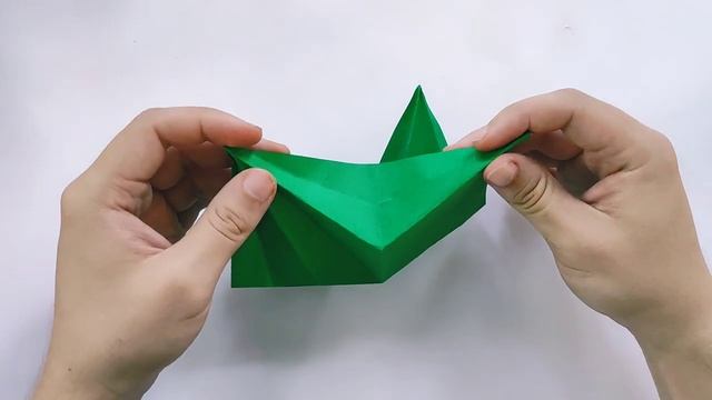 Easy origami LEAF | How to make a paper leaves for flowers смотреть онлайн