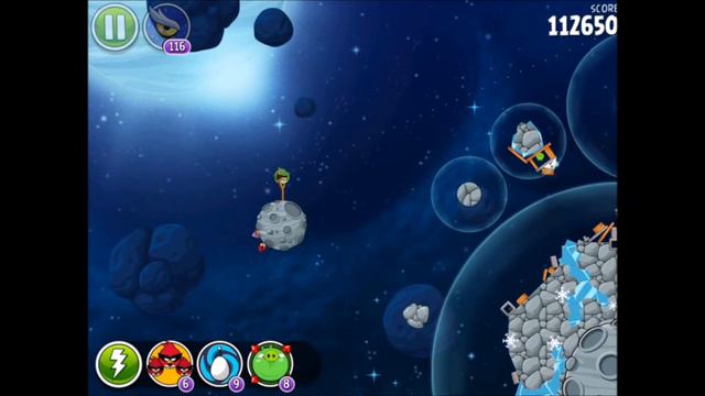 Angry Birds Space 8-37 Beak Impact 3 Star смотреть онлайн