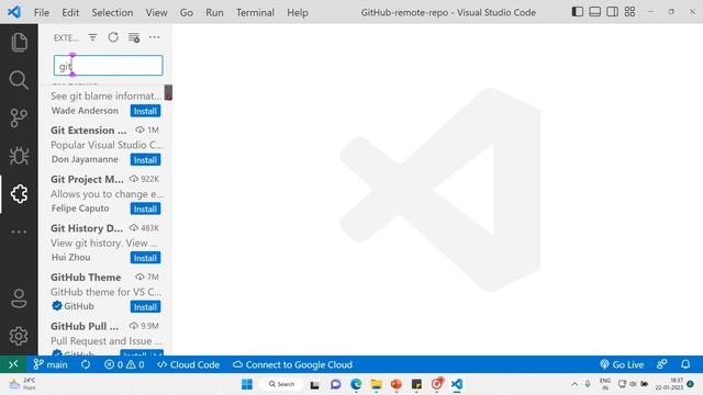 17 Git GitHub collaboration with Visual-studio Code смотреть онлайн