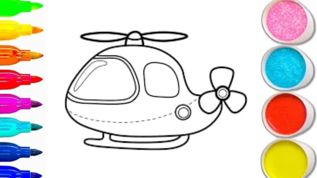 КАК НАРИСОВАТЬ ВЕРТАЛЁТ смотреть онлайн