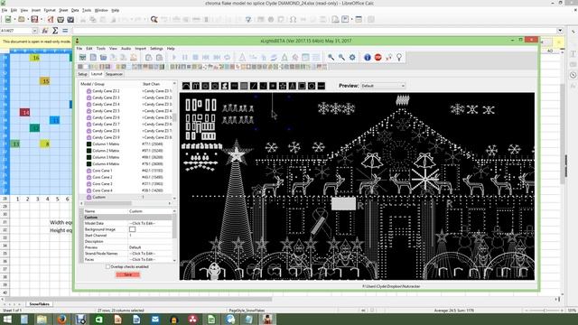 xLights 2017 - Custom Model Importing From Excel to Xlights смотреть онлайн