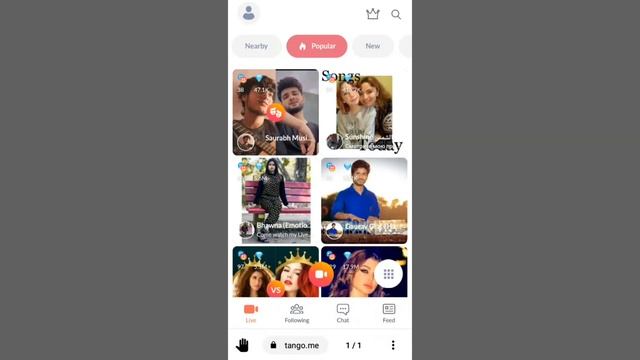 Tango Live Live Streams & Live Video Chats: Go Live without using app смотреть онлайн