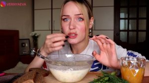 MUKBANG | Окрошка на минер. воде, квасе и айране | okroshka, soup не ASMR