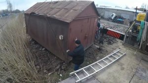 Работа на манипуляторе.Фура профиля и Гаражные махинаторы)