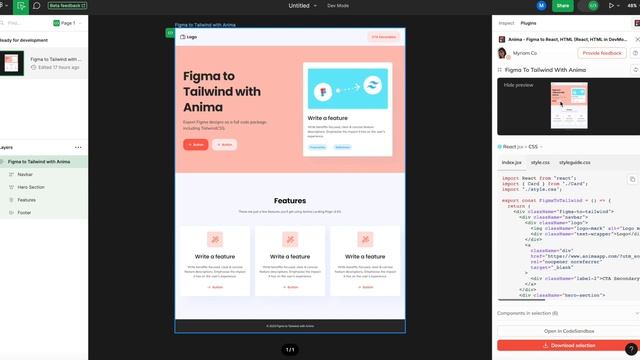 How to convert Figma into Tailwind CSS смотреть онлайн