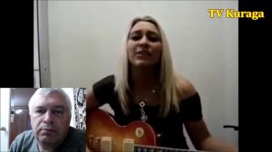 Геннадий Горин смотрит видео TV Kuraga - Девушка играет на гитаре и поёт песню
