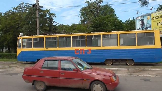 Буксировка сломанного трамвая в депо смотреть онлайн