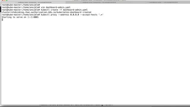 kubernetes dashboard setup login with token смотреть онлайн