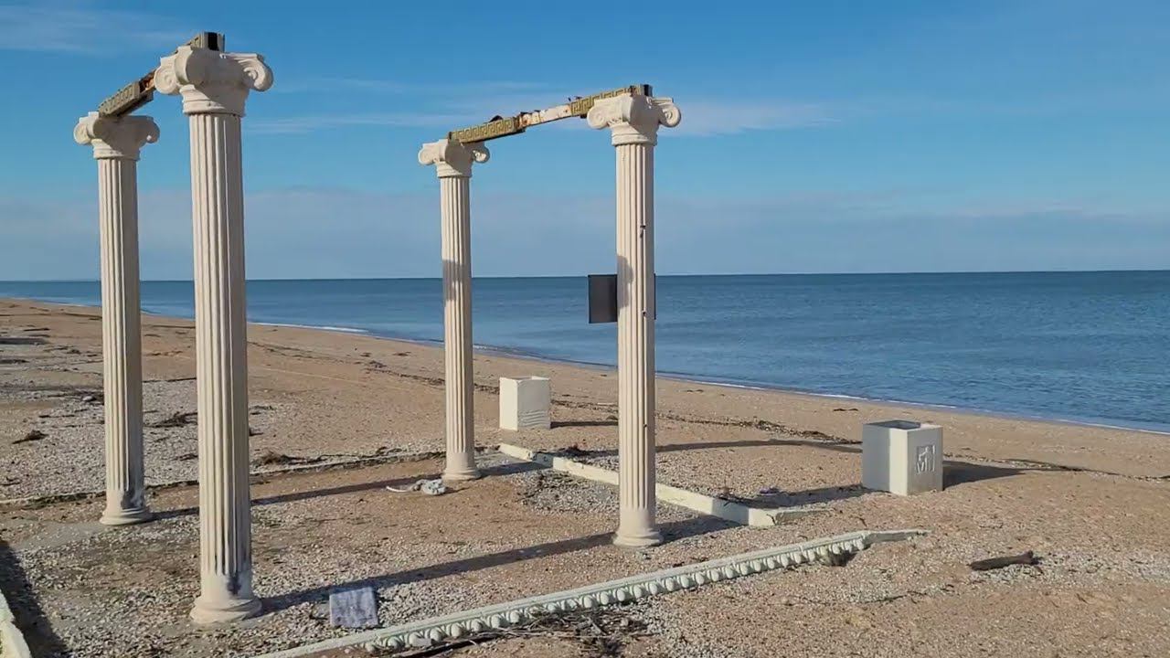Посёлок #Волна.- Черное море. Порт Тамань смотреть онлайн