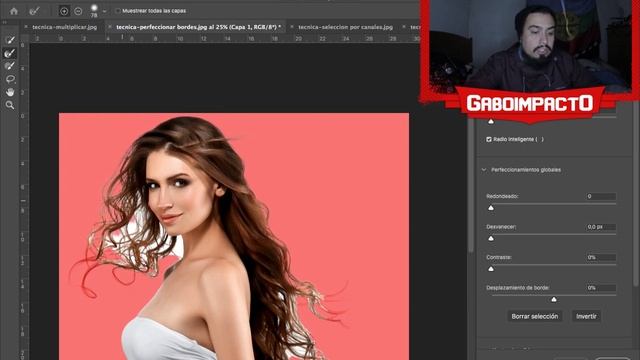 4. 3 + 1 TRUCOS Como CORTAR PELO en Photoshop ? [ FACIL ] смотреть онлайн