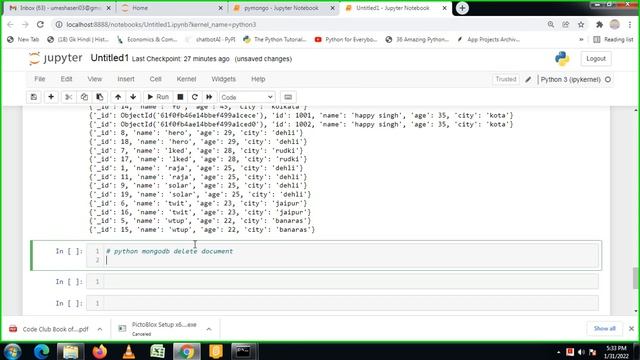 MongoDB delete update and limit operation смотреть онлайн