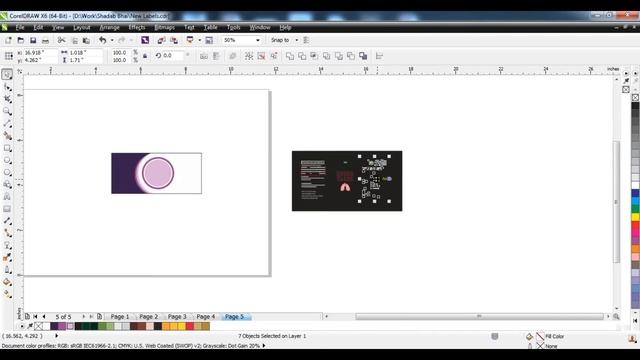 Bottle Label Design In Corel X6 | Corel Tutorial | How To Design Bottle Label In Corel Draw