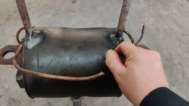 Мини компрессор из хлама для мастерской. смотреть онлайн