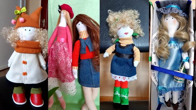 Выставка. Интерьерные текстильные куклы. Мастер Н.В. Филатова. смотреть онлайн
