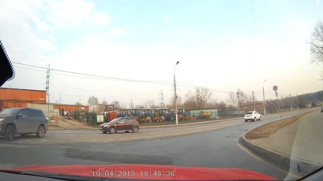 Бутовский маршрут ГИБДД.Разворот на перекрестке ул ратная с пресечением ул старобитцевской смотреть онлайн