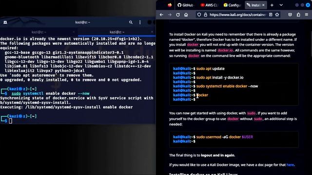 How to install Docker Kali Linux || смотреть онлайн