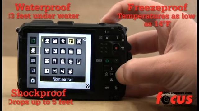 Focus Camera: Nikon Coolpix AW100 Preview смотреть онлайн