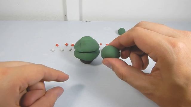 Cómo hacer un arbolito de navidad de plastilina paso a paso fácil, explicado смотреть онлайн