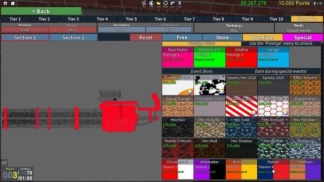 Roblox | Zombie Uprising Multi-Color Weapon Skins смотреть онлайн