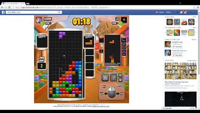 Arrypie's Playing Tetris Battle Drop Game смотреть онлайн