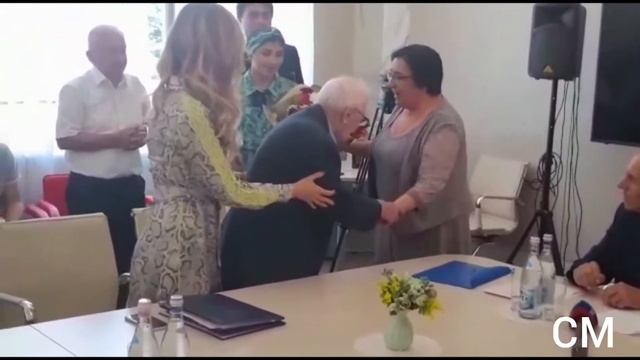 100-летие ветерана ВОВ, ветерана КБГУ Максима Алексеевича Ожереды.Нальчик, КБГУ, 09.08.2019 смотреть онлайн