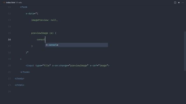 Learn Alpine.js: Refs (18/19) смотреть онлайн