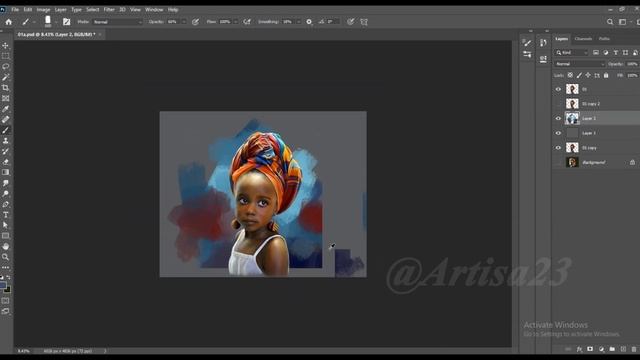 5 REASONS YOU SHOULD START DOING DIGITAL ART IN Photoshop ?️ | Artisa 23 смотреть онлайн