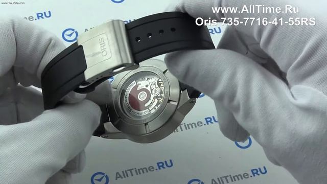 Обзор. Мужские наручные часы Oris 735-7716-41-55RS смотреть онлайн