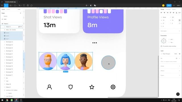 Analytics Mobile App UI Design in Figma | Web Design Speedart Tutorial + Free .fig Project смотреть онлайн