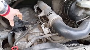 1 часть: 1-й признак отсутствия компрессии из-за износа поршневой группы, Sprinter 316CDI 2.7