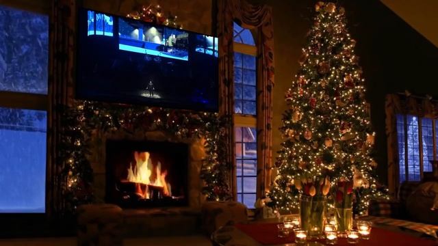 Trans-Siberian Orch Multicam Boston 12202014 Over Christmas Tree Scene/w Fireplace Ambience смотреть онлайн