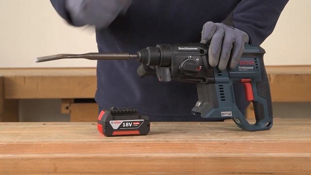 Bosch GBH 180-LI Professional Cordless Rotary Hammer with SDS Plus смотреть онлайн