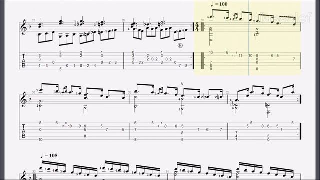 TAB/Sheet: Passacaglia (Arr. David Russell) by G. F. Händel [PDF + Guitar Pro + MIDI] смотреть онлайн