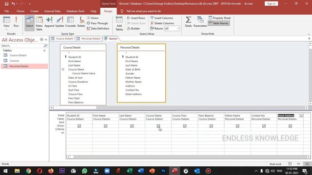 How to Create a Query in Access in Tamil смотреть онлайн